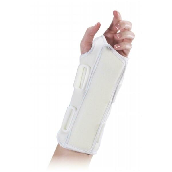 Bilt-Rite Mastex Health 8 In. Universal Wrist Splint- Right - White 10-22122-UN